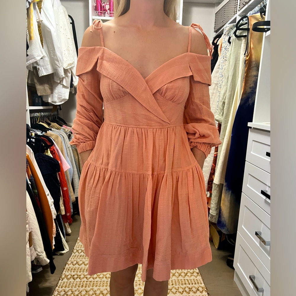 Jonathan Simkhai light pink dress